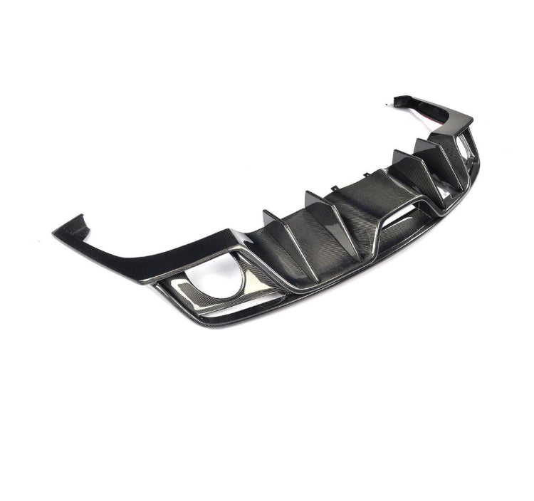 Carbon Fiber Rear Bumper Diffuser passend für Ford Mustang GT Coupe 2-Door 2015-2017