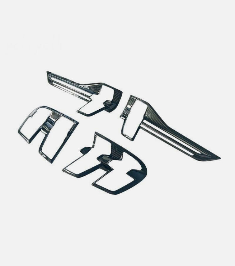 Carbon Fiber Rear Tail Light Lamp Cover passend für Pure Electric Mustang 2022