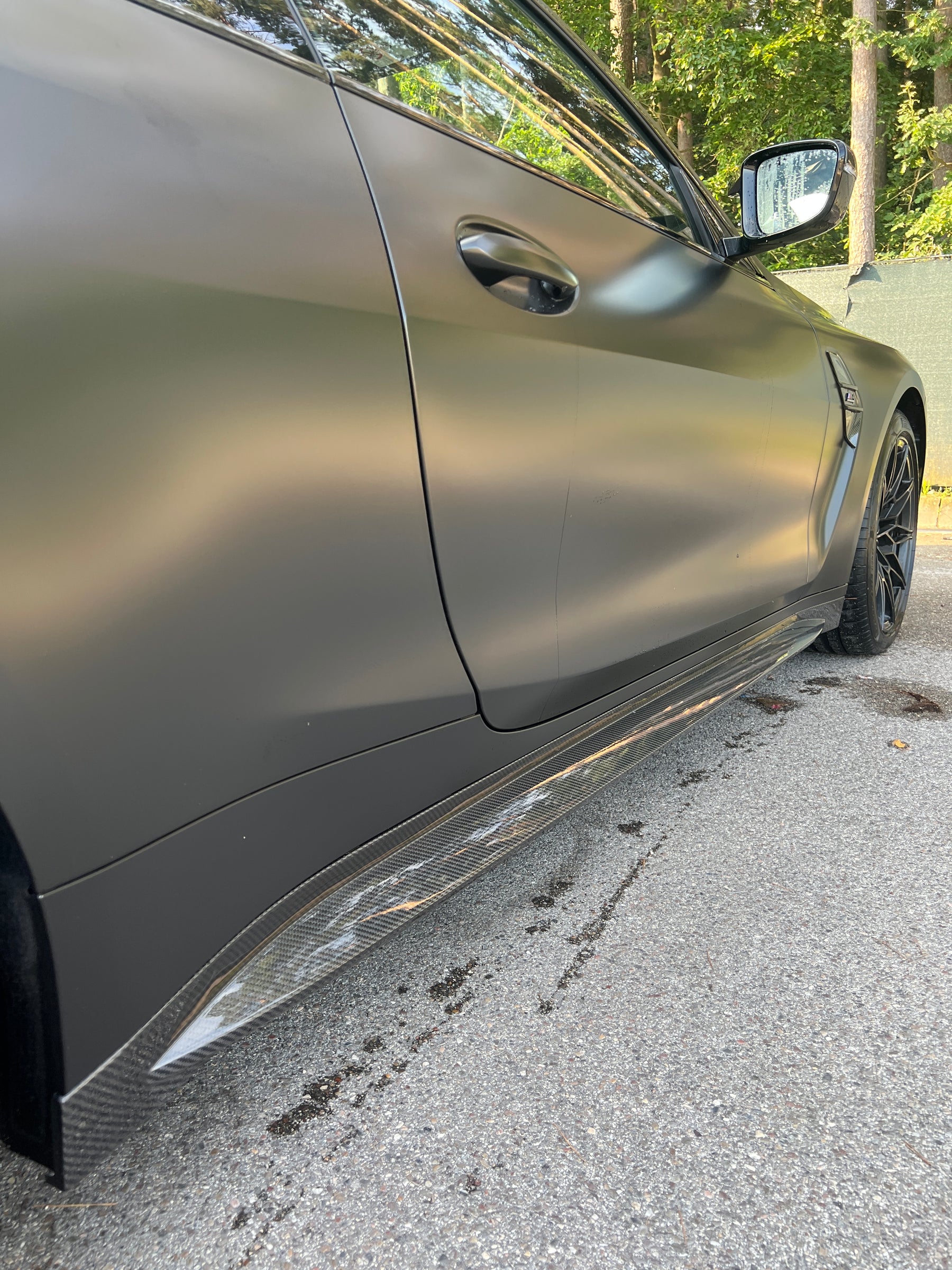 Carbon Fiber Side Skirts passend für BMW M4 G82 G83 M3 G80 G81