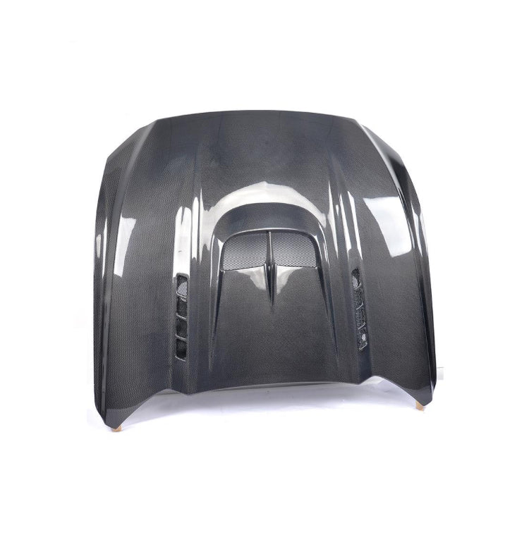 Carbon Fiber Engine Hood with Scoop passend für Ford Mustang GT Coupe 2-Door 2015-2017