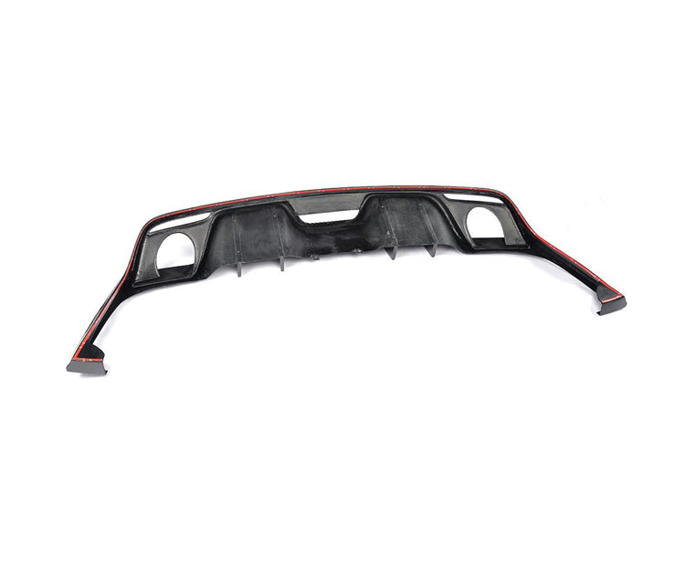 Carbon Fiber Rear Bumper Diffuser passend für Ford Mustang GT Coupe 2-Door 2015-2017