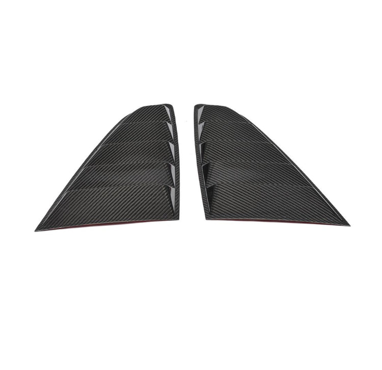 Carbon Fiber Rear Window Vents passend für Ford Mustang GT Coupe 2-Door 2015-2017