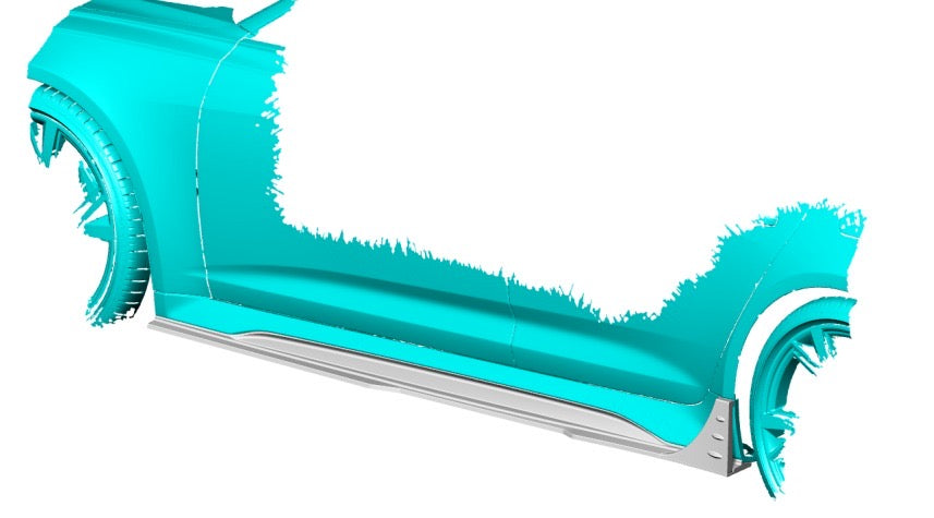 Carbon Fiber Side Skirts passend für Rs6 c8