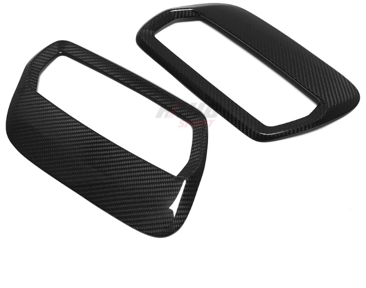 Carbon Fiber Car Front Hood Air Intake Vent Guards Cover passend für Ford Mustang 2018-2020