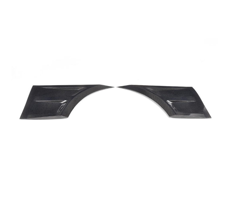 Carbon Fiber Car Fender Vents Trim passend für Ford Mustang GT Coupe 2-Door 2015-2017