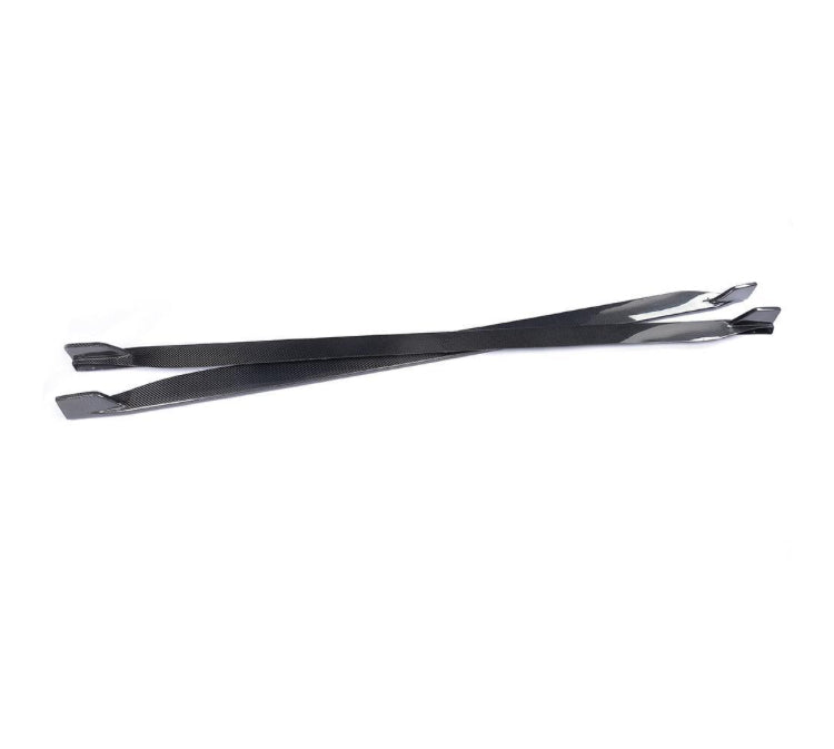 Carbon Fiber Car Side Skirts Extension passend für Ford Mustang GT Coupe 2-Door 2015-2017
