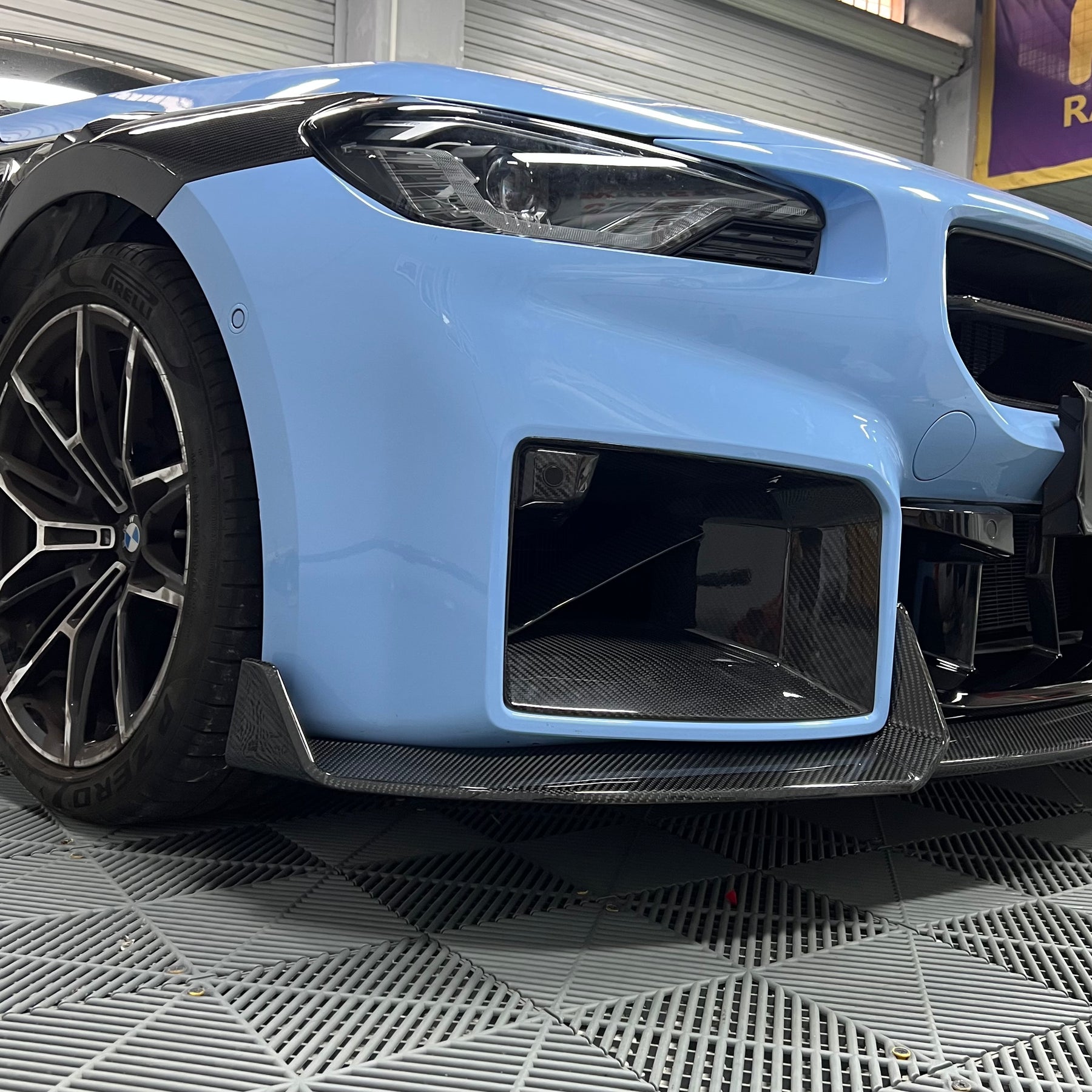 Carbon Fiber Front Spoiler V4 passend für BMW G87 M2