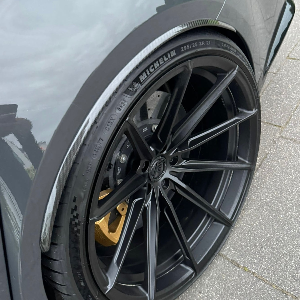 Carbon Fiber Rear Wheel Guards passend für BMW G80 G81 M3