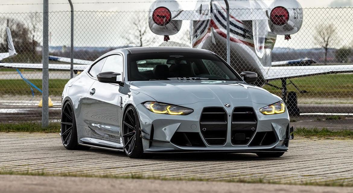 Dry Carbon Fiber Front Splitter V4 passend für BMW G80 G82 M3 M4