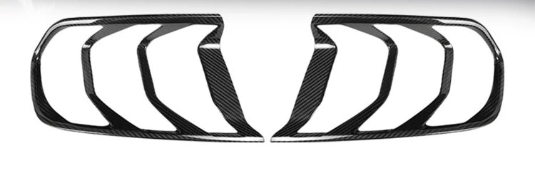 Carbon Fiber Rear Lamp Cover Frame passend für Ford Mustang 2018-2020