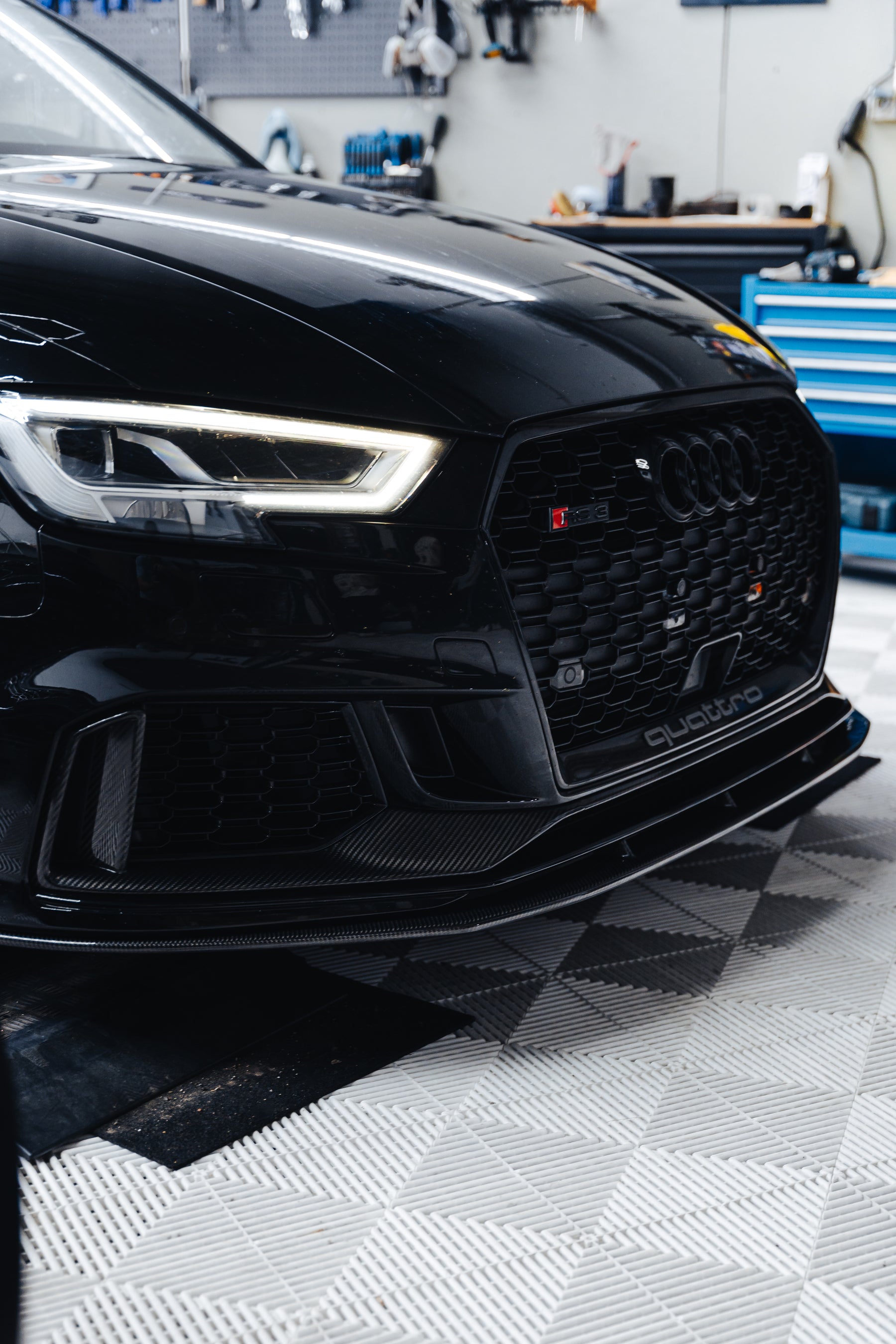 Carbon Fiber Front Spoiler suitable for Audi RS3 8V