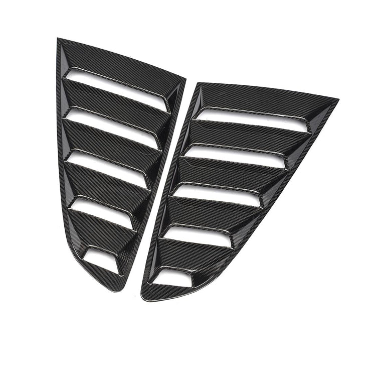 Carbon Fiber Rear Window Vents passend für Ford Mustang GT Coupe 2-Door 2015-2017