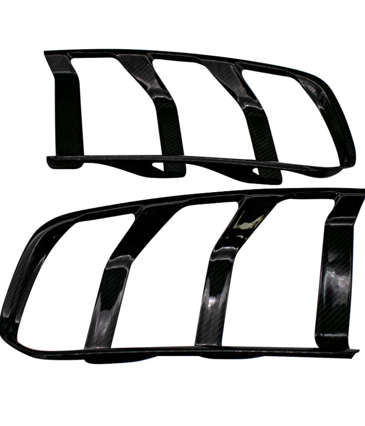 Carbon Fiber Rear Tail Lamp Cover passend für Ford Mustang 2015 UP
