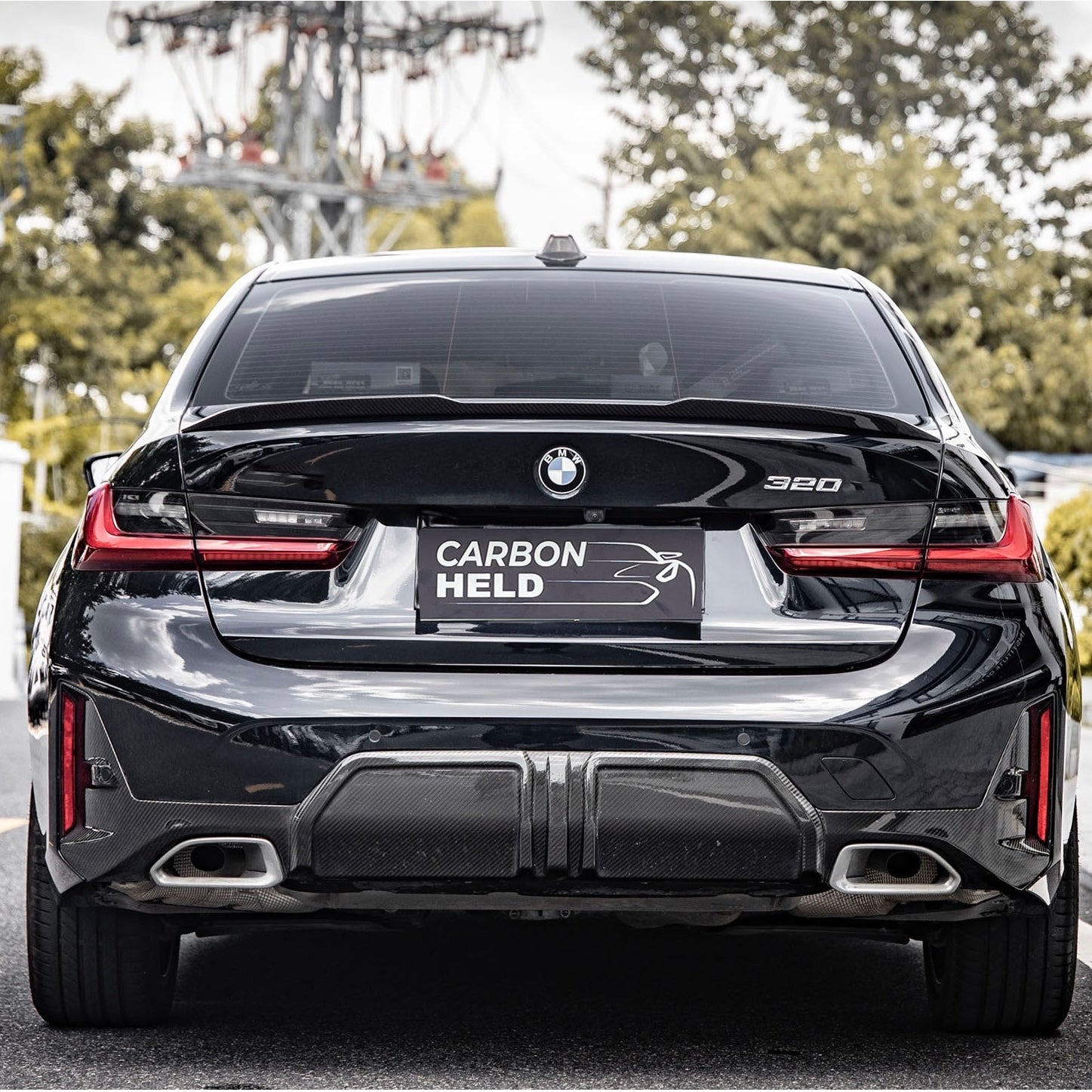 Carbon Fiber Diffuser passend für BMW G20 M340 LCI