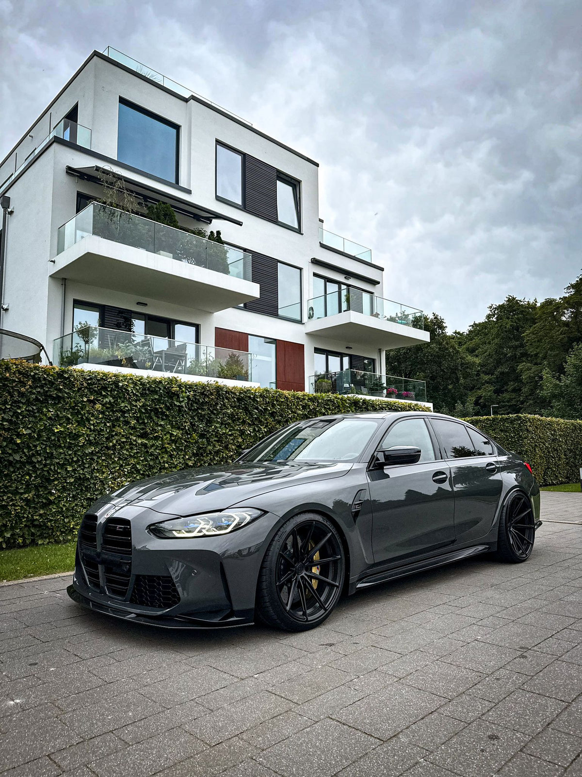 Dry Carbon Fiber Front Splitter V4 passend für BMW G80 G82 M3 M4