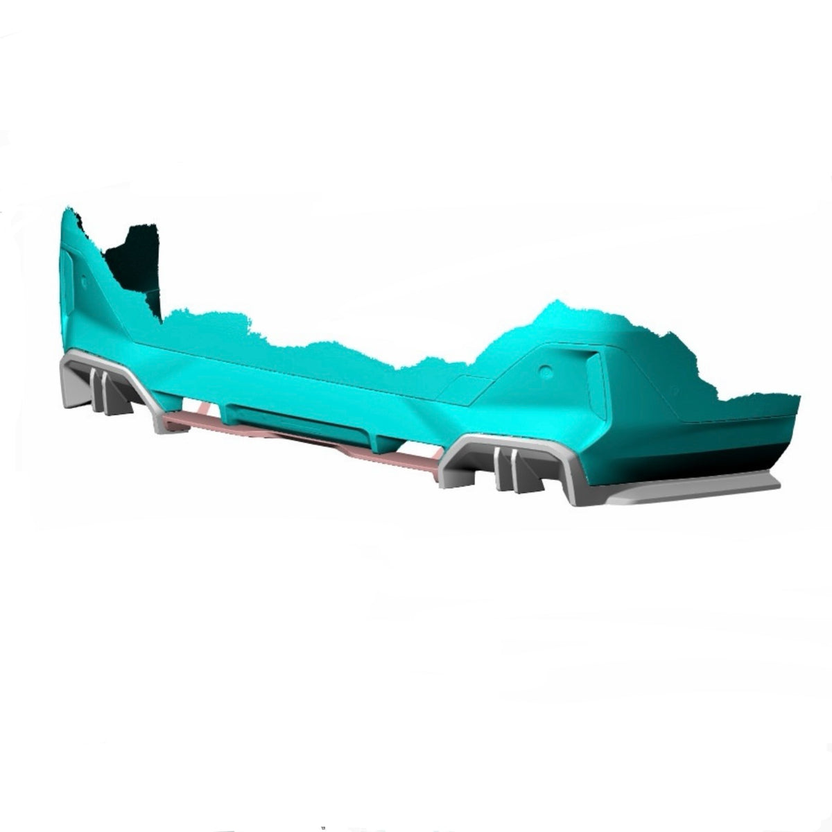 Carbon fiber diffuser for BMW I5 G60 G61