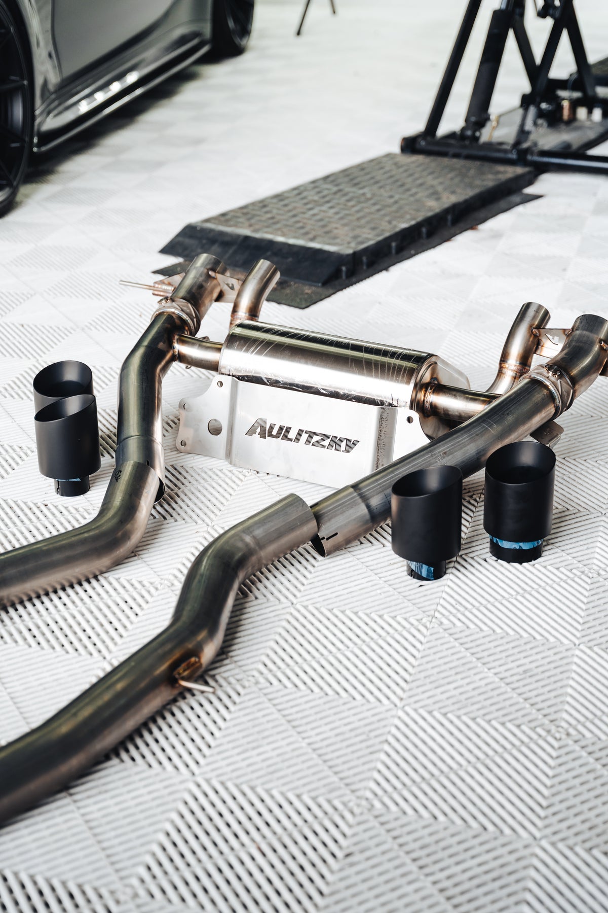Aulitzky exhaust | ECE Abgasanlage ab OPF mit Klappensteuerung passend für BMW M3/M4 inkl. Competition (G80/G81/G82/G83)