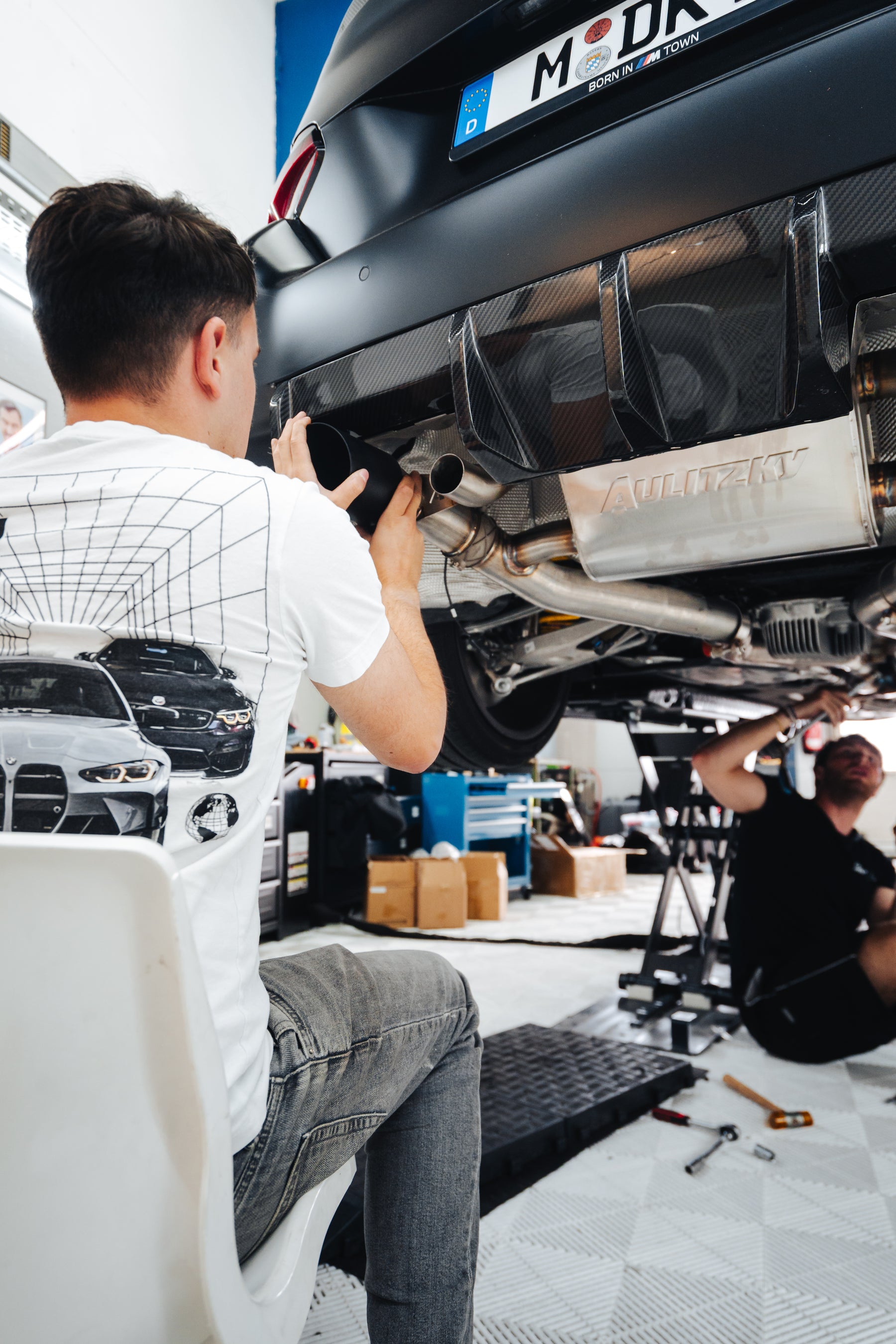 Aulitzky exhaust | ECE Abgasanlage ab OPF mit Klappensteuerung passend für BMW M3/M4 inkl. Competition (G80/G81/G82/G83)