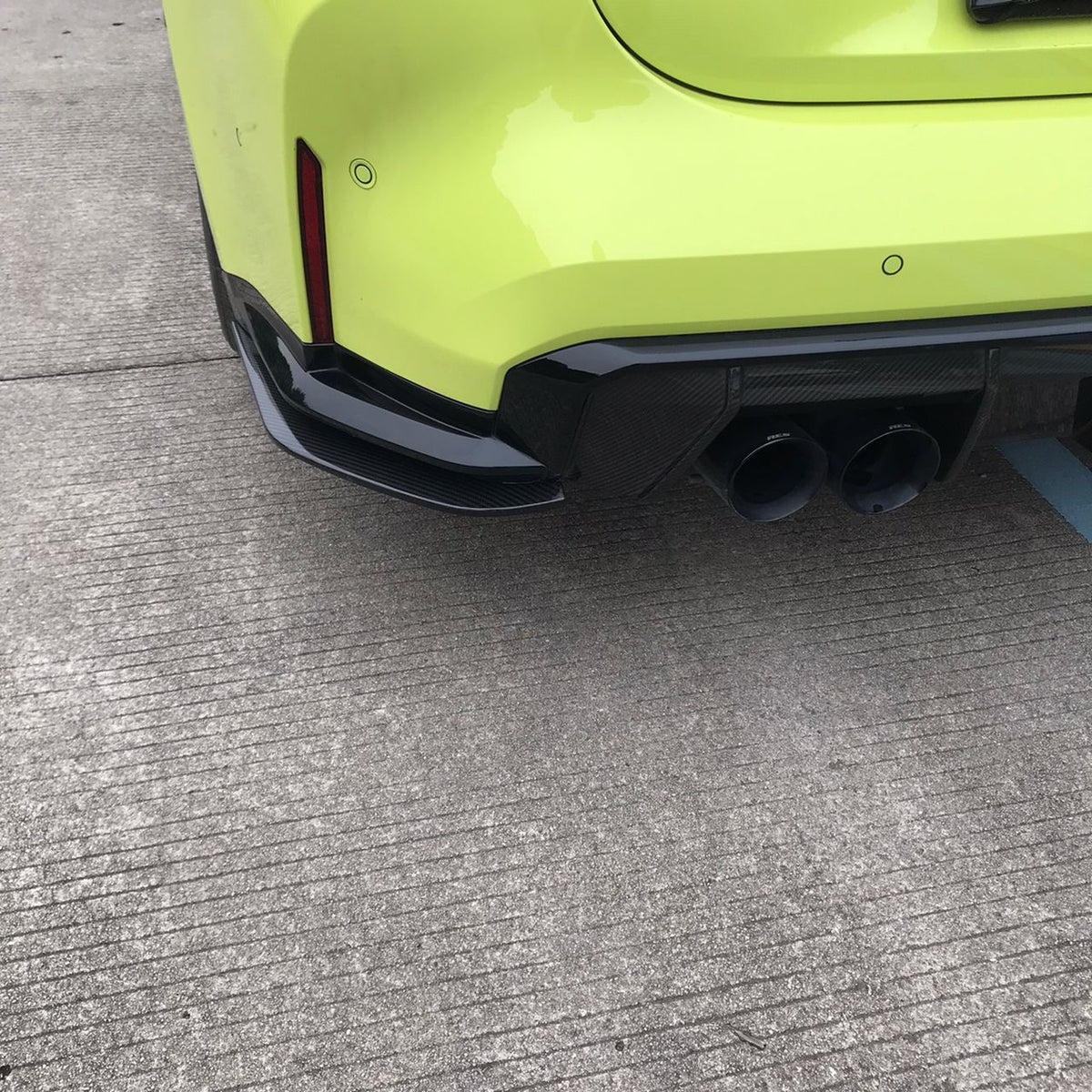 Carbon Fiber Rear Skirts passend für BMW M3 M4 G80 G81 G82 G83