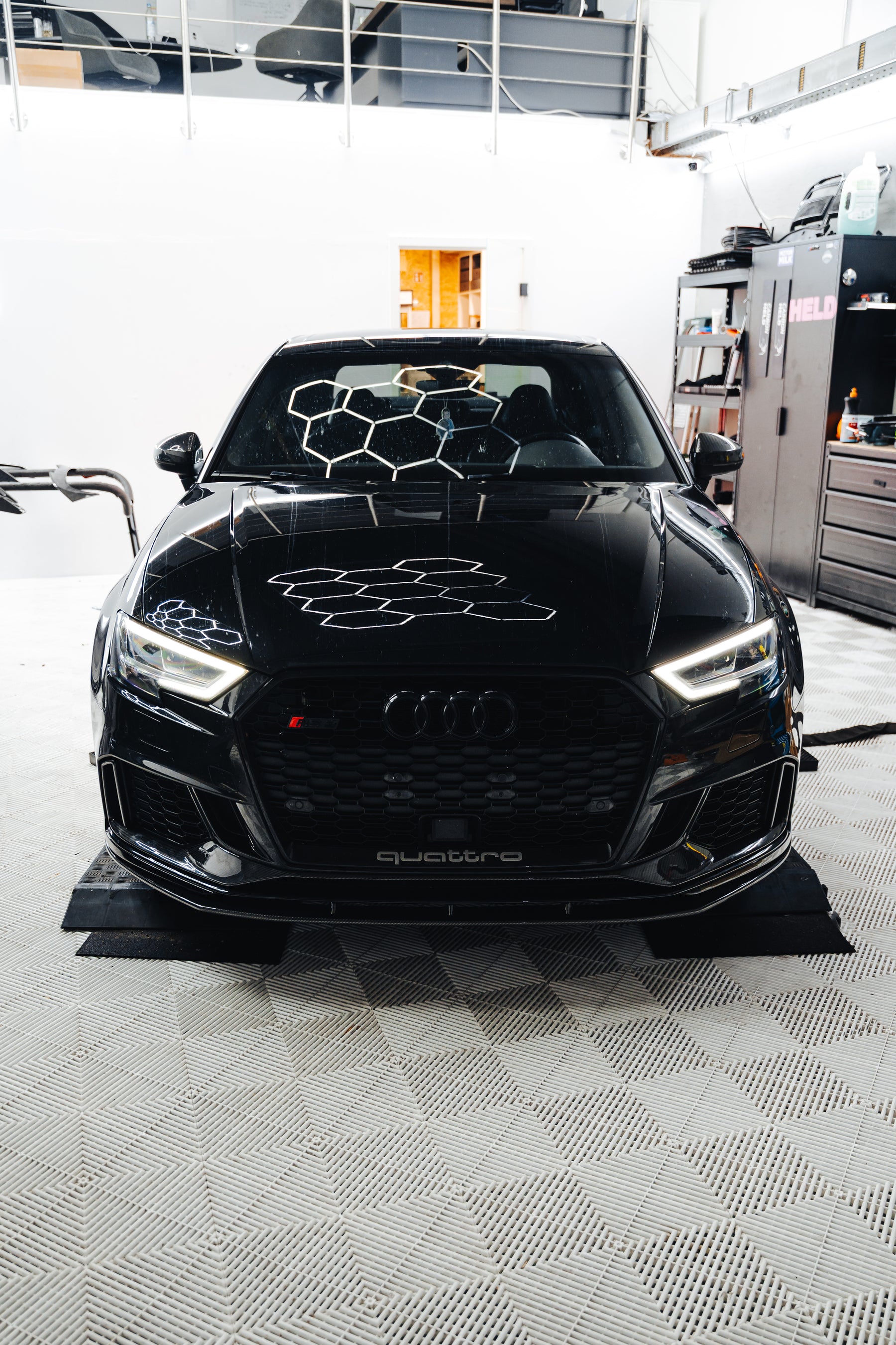 Carbon Fiber Front Spoiler suitable for Audi RS3 8V
