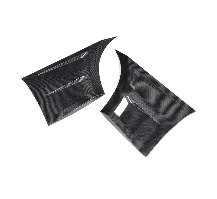 Carbon Fiber Car Fender Vents Trim passend für Ford Mustang GT Coupe 2-Door 2015-2017
