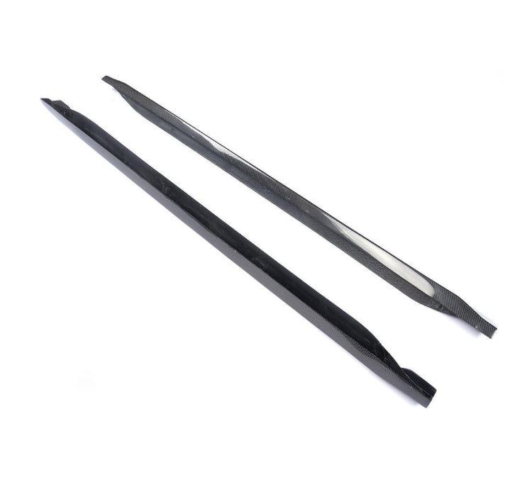 Carbon Fiber Car Side Skirts Extension passend für Ford Mustang GT Coupe 2-Door 2015-2017