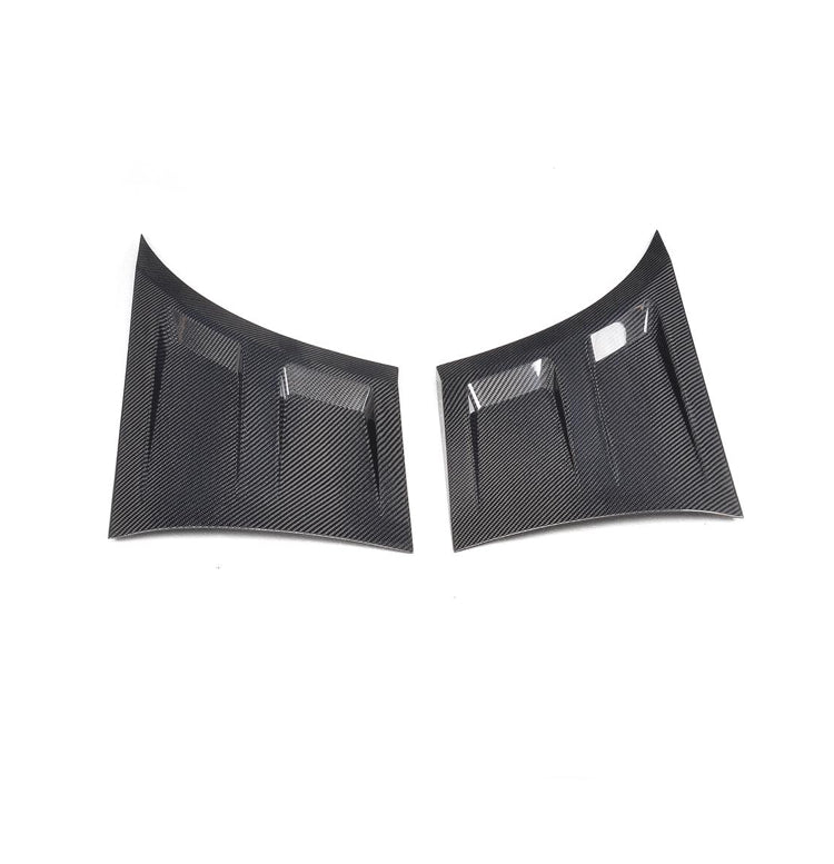 Carbon Fiber Car Fender Vents Trim passend für Ford Mustang GT Coupe 2-Door 2015-2017