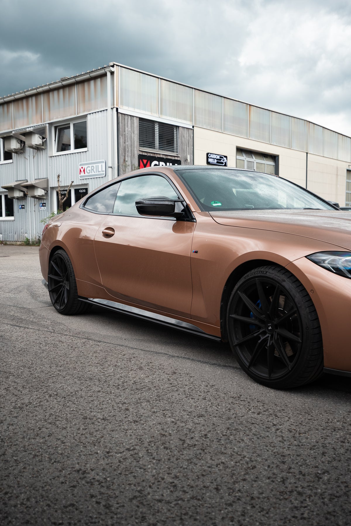 Carbon Fiber Side Skirts V2 passend für BMW 4 Series G22 G23