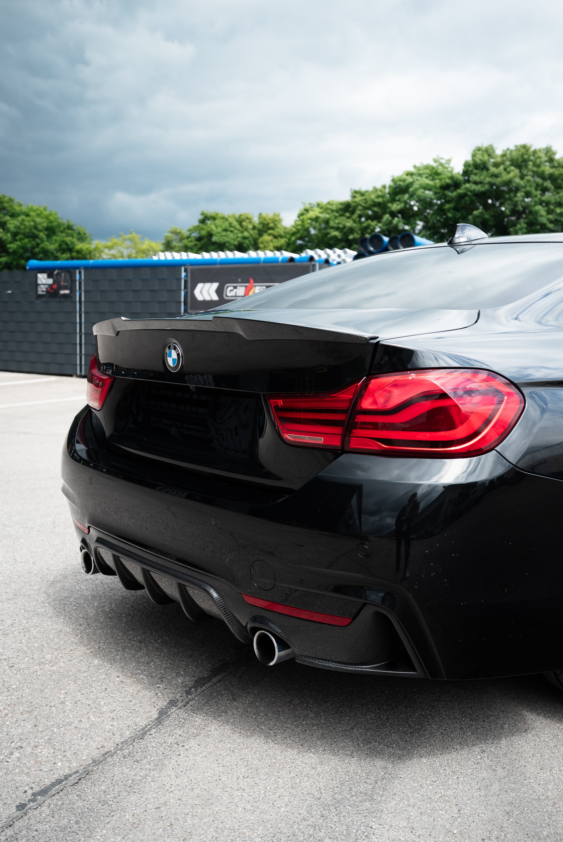 Carbon Fiber Diffuser passend für BMW 4 Series F32 F33