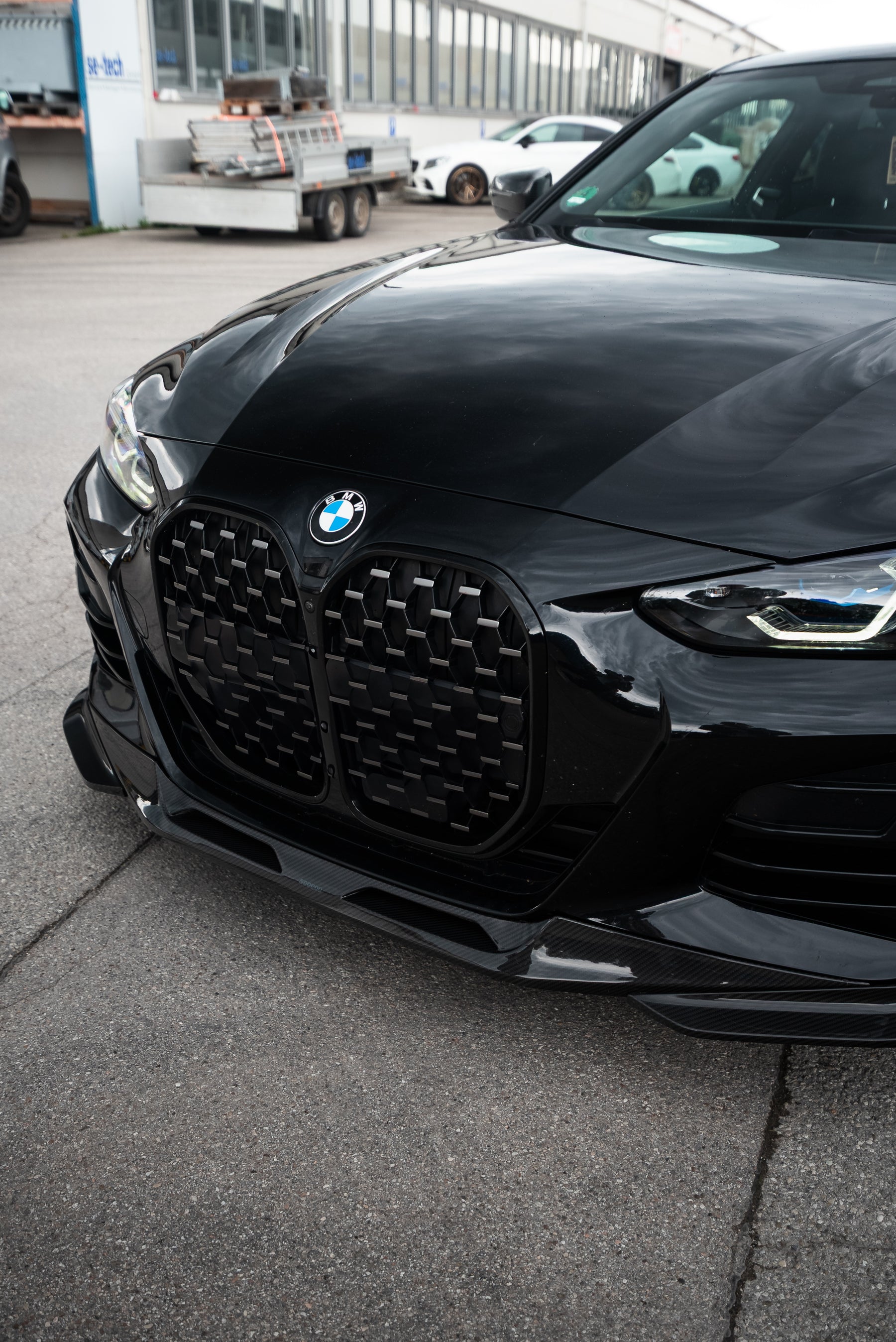 Carbon Fiber Front Spoiler passend für BMW 4 Series G22 G23
