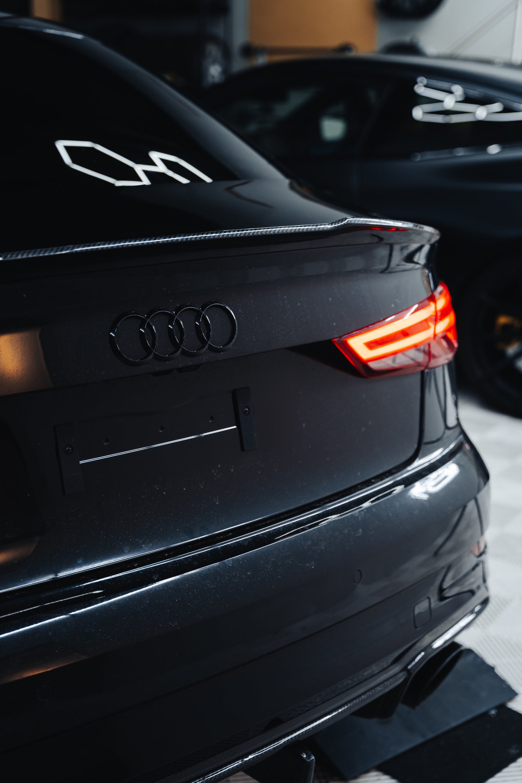 Carbon Fiber Rear Spoiler passend für AUDI A3 8V Sedan