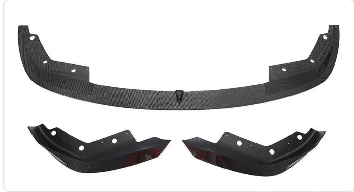 Carbon Fiber Front Bumper Lip Spoiler passend für BMW 3 Series G20 M340i 330i 2018 - 2022