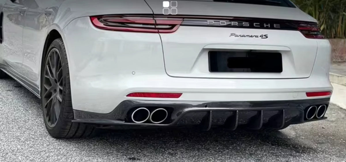 Carbon Fiber Diffuser suitable for Porsche Panamera Turbo 971