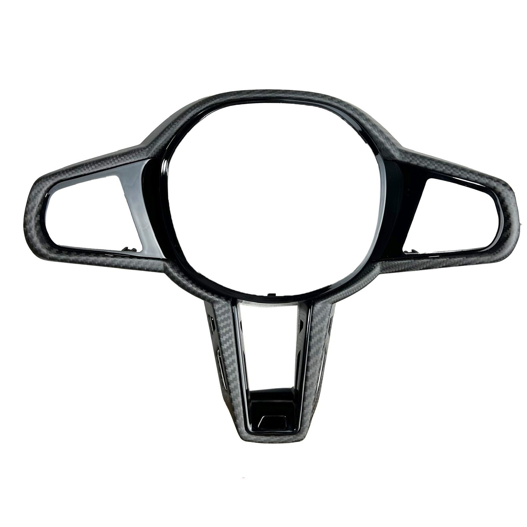 Carbon Fiber Steering Wheel Trim LCI suitable for BMW