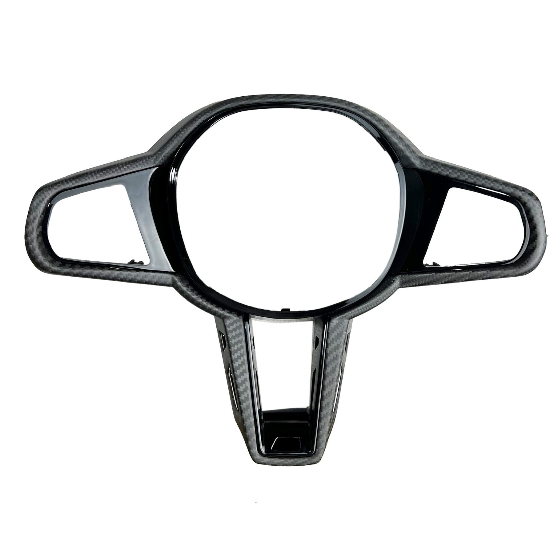 Carbon Fiber Steering Wheel Trim LCI suitable for BMW