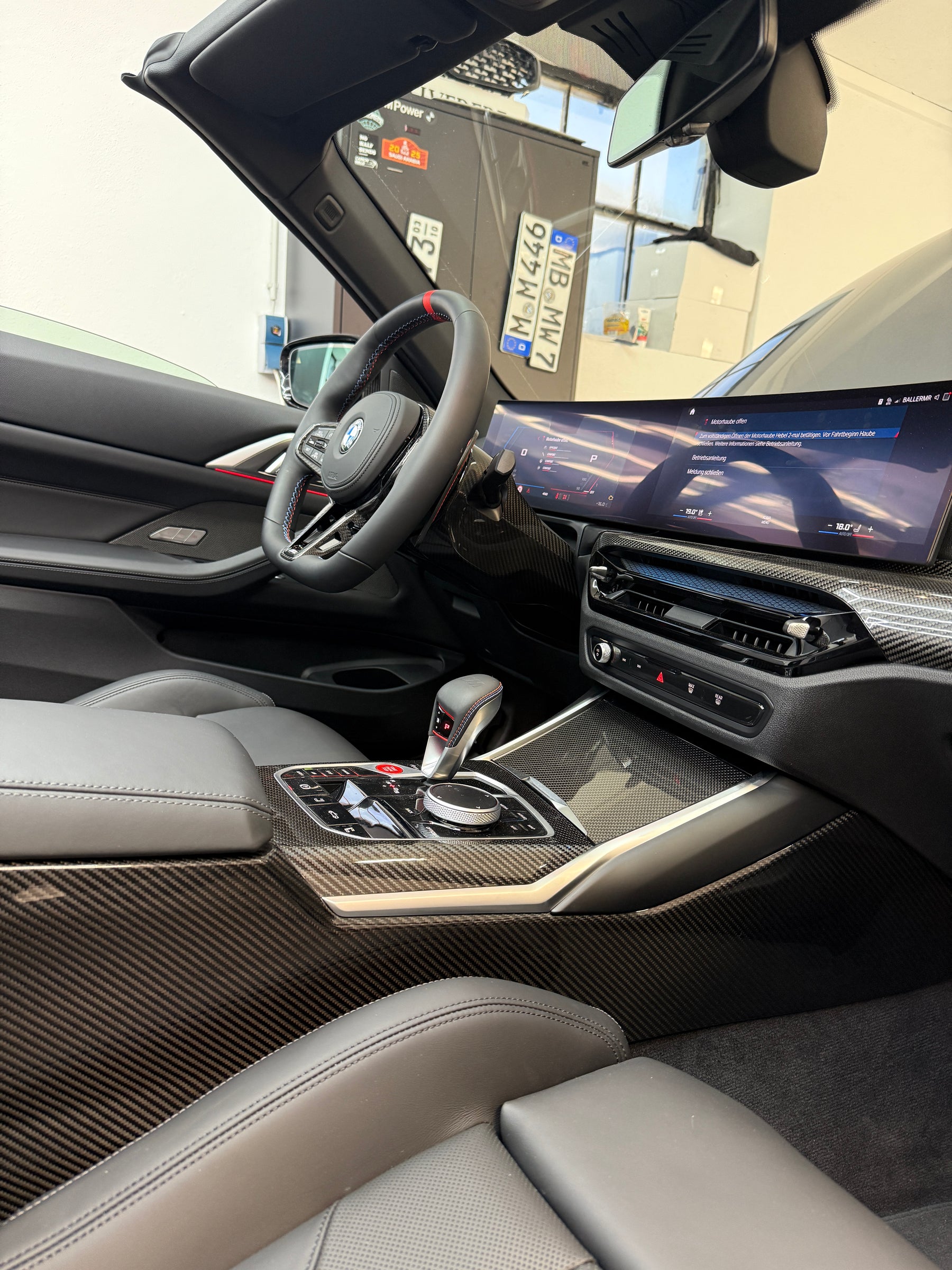 Carbon Fiber Steering Column passend für BMW G-Series G87 G80 G82