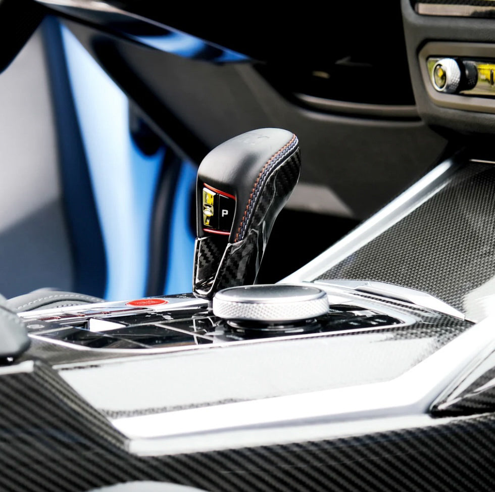 Carbon Fiber Gear Knob passend für BMW G80/G82/G83/G87/X3M/X4M/X5M