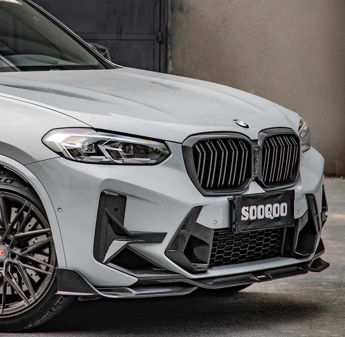 Carbon front spoiler suitable for BMW X3M X4M F97