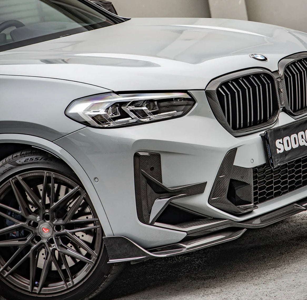 Carbon Fiber Front Side Vent passend für BMW X3M X4M F97