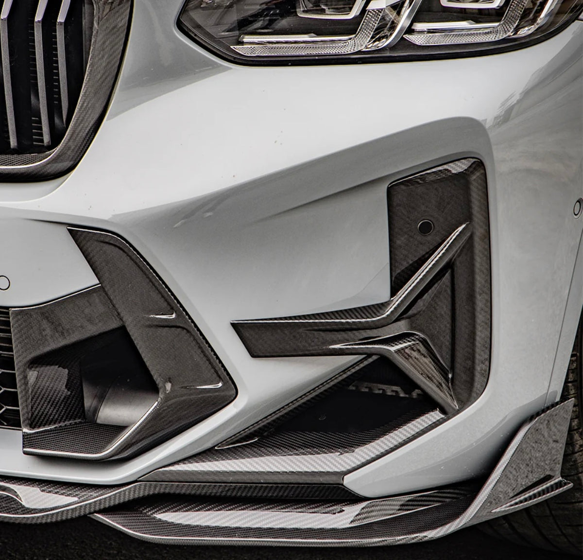 Carbon Fiber Front Side Vent passend für BMW X3M X4M F97