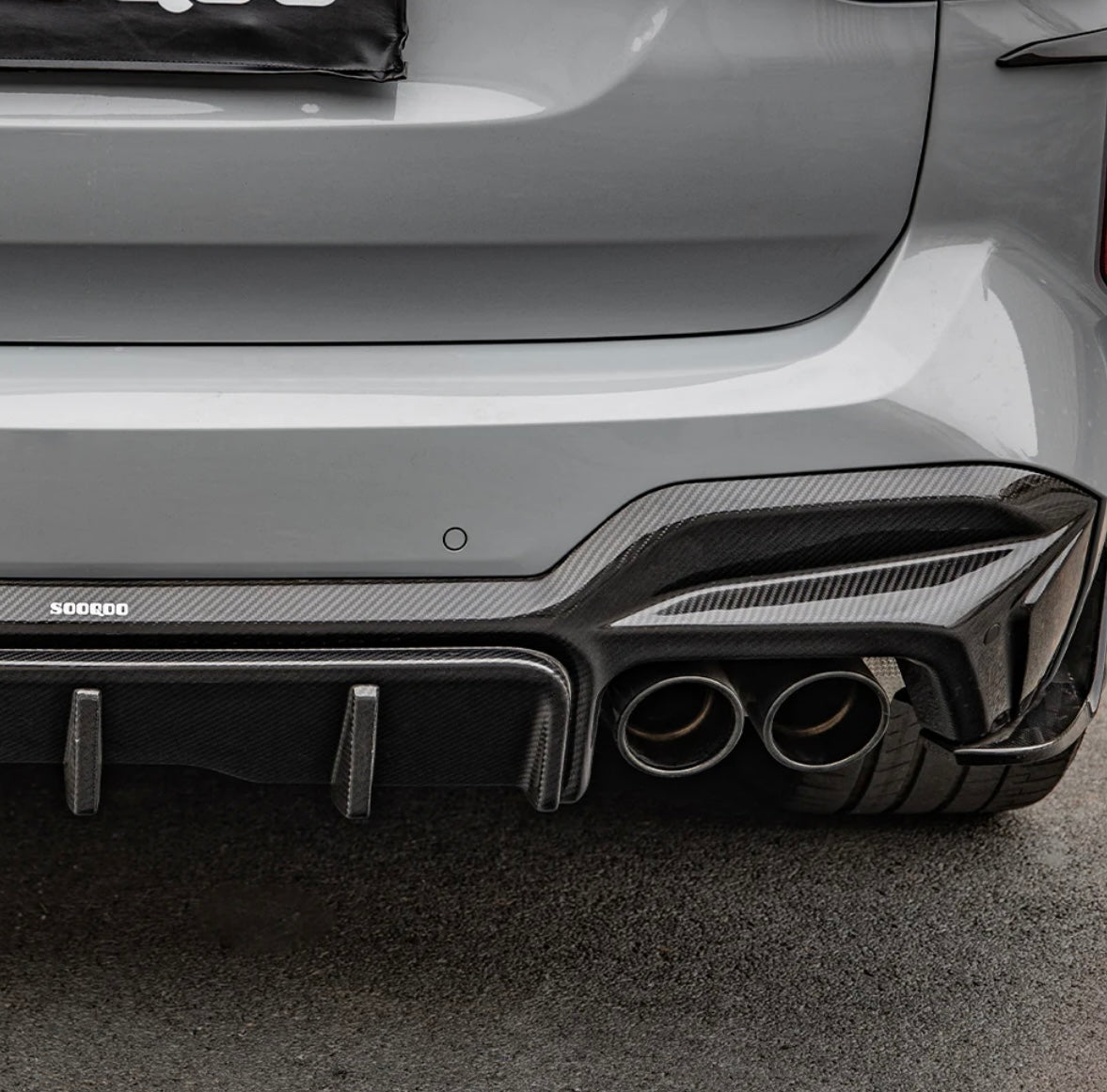 Carbon Fiber Rear Diffuser passend für BMW X3M X4M F97