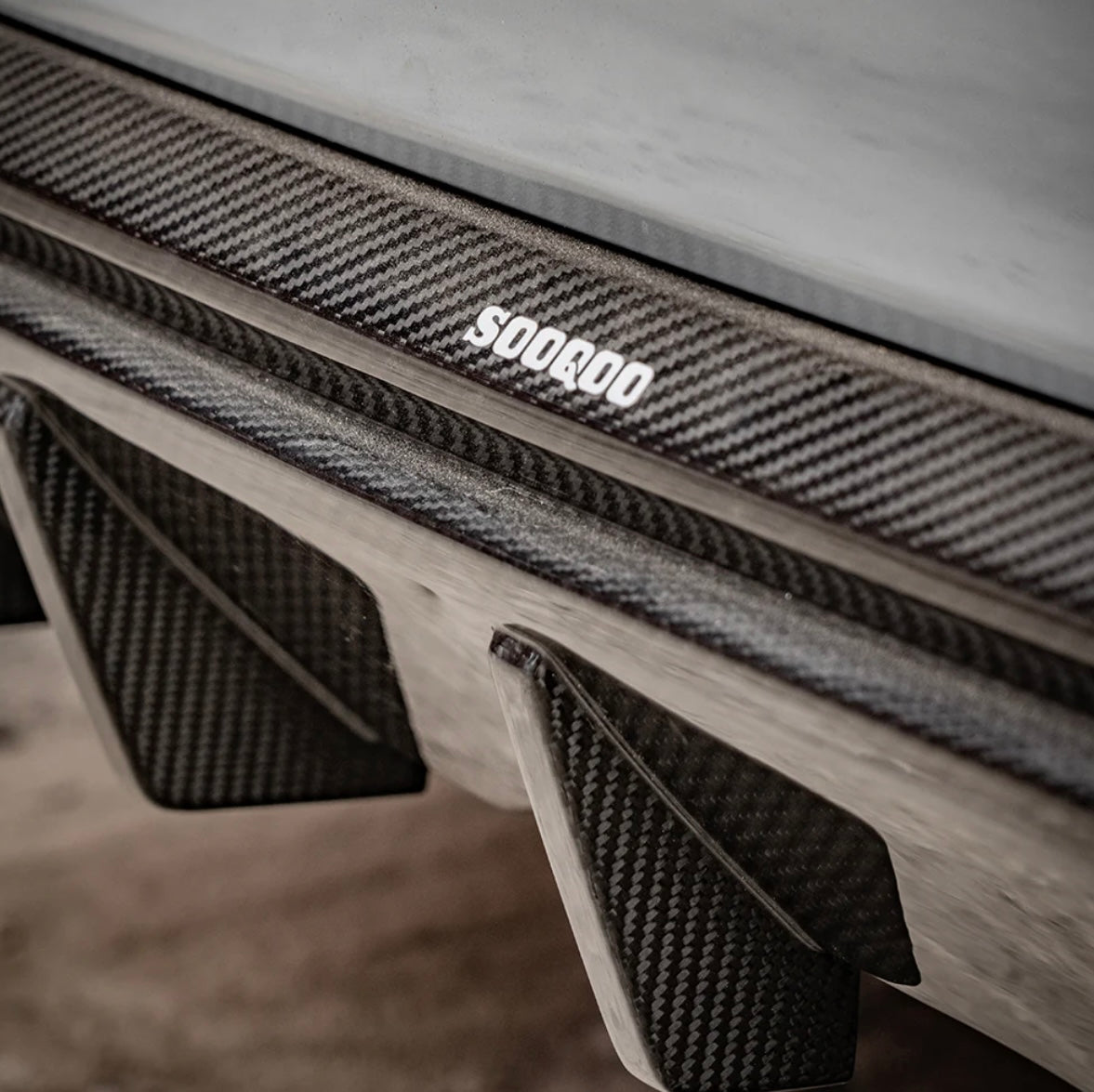 Carbon Fiber Rear Diffuser passend für BMW X3M X4M F97