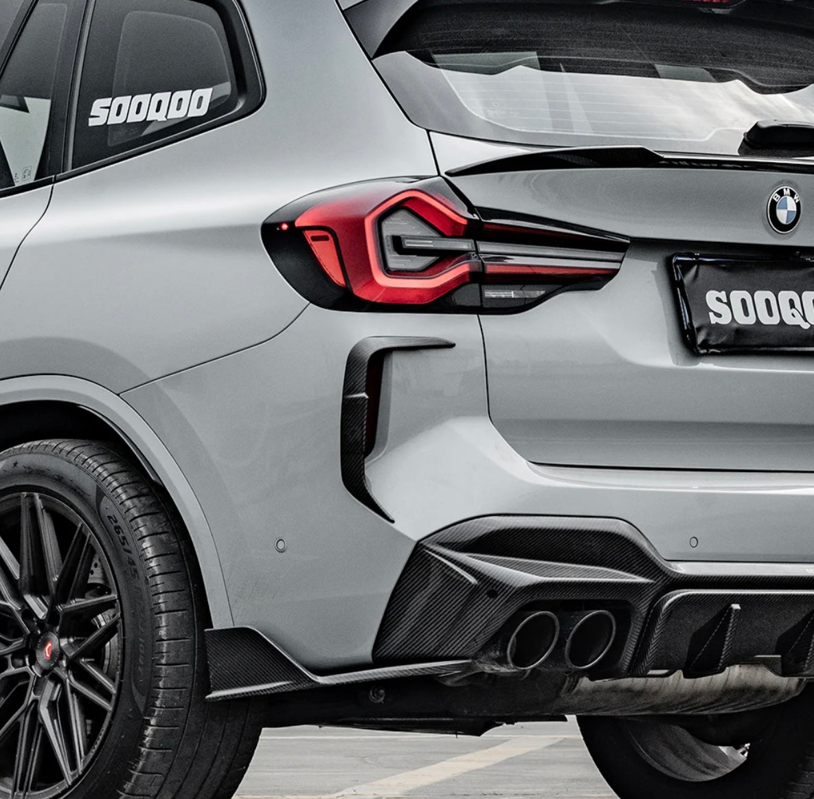 Carbon Fiber Rear Vent Trim passend für BMW X3M X4M F97