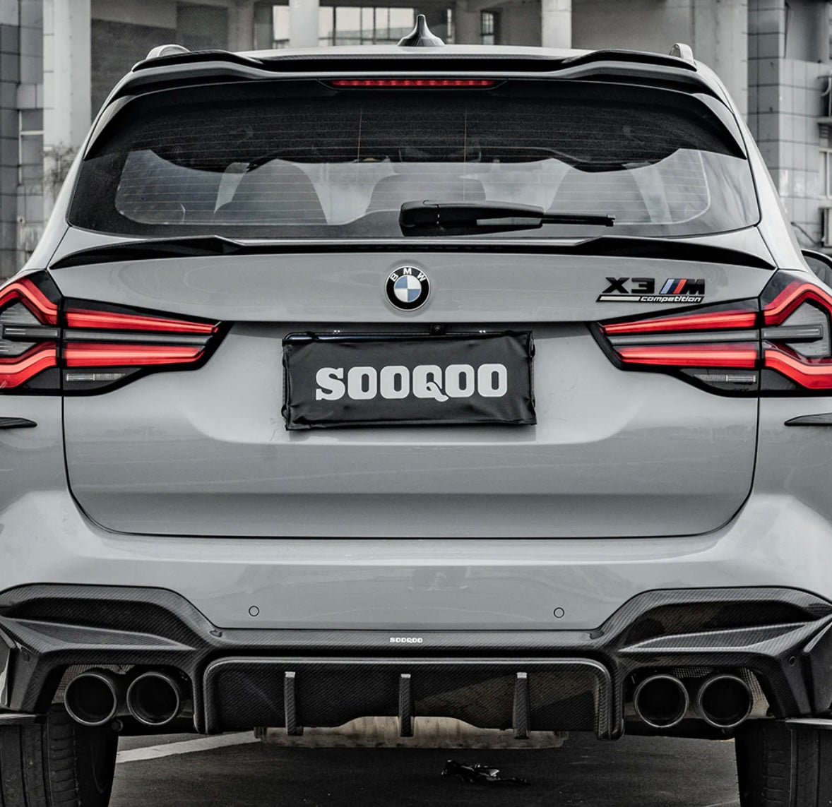 Carbon Fiber Rear Spoiler passend für BMW X3M X4M F97