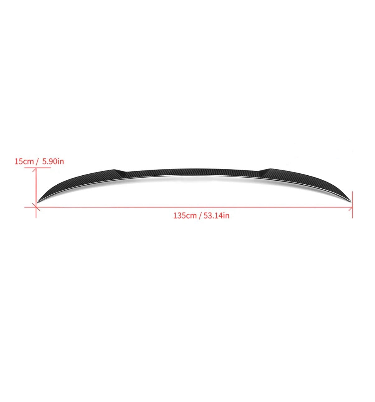 Carbon Fiber Rear Spoiler passend für BMW X3M X4M F97