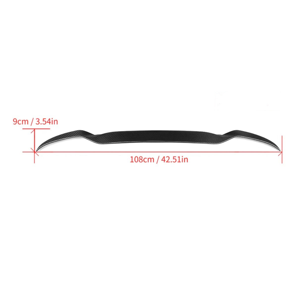Carbon Fiber Roof Spoiler passend für BMW X3M X4M F97