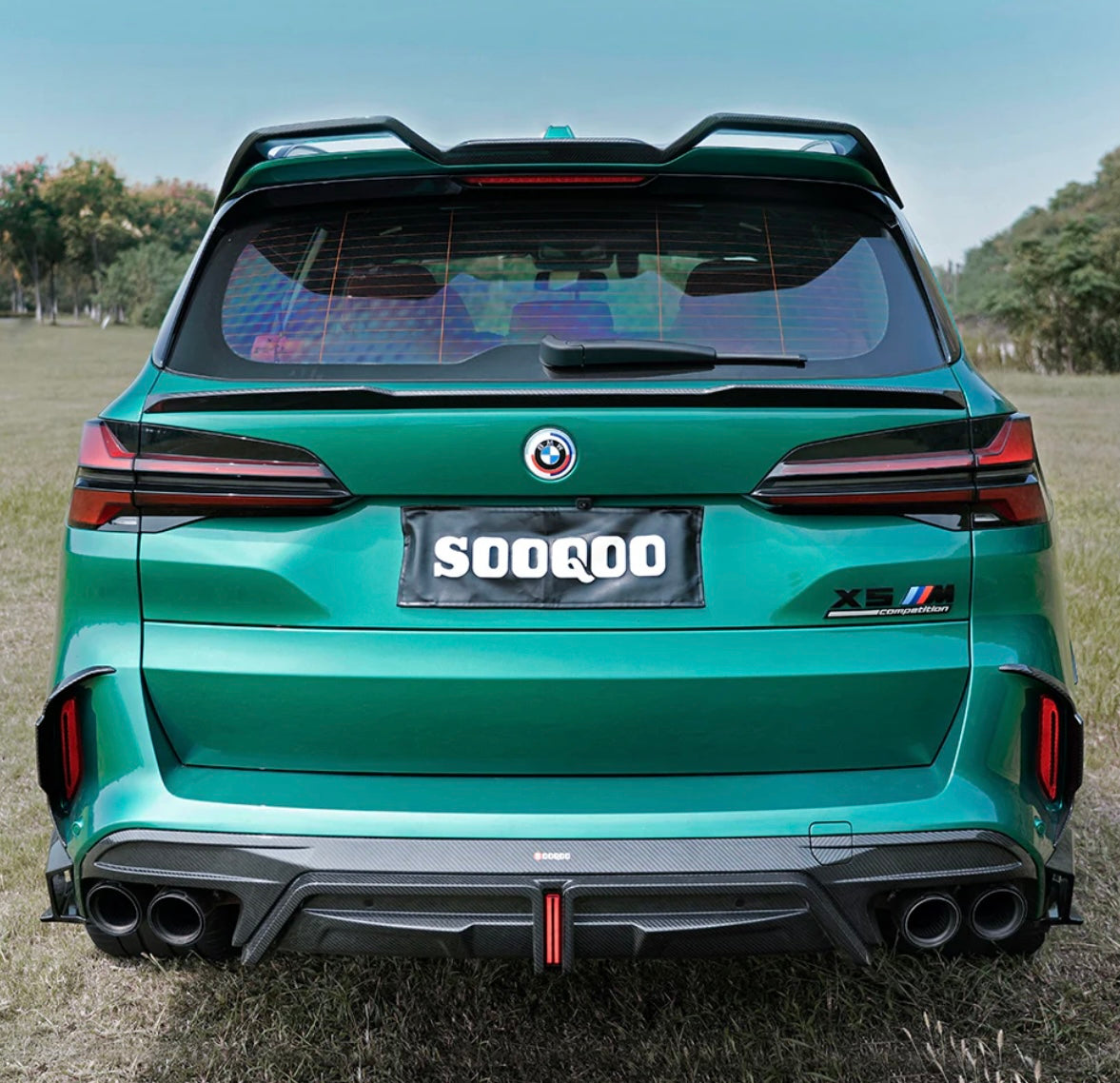 Carbon Fiber Rear Spoiler passend für BMW X5M F95