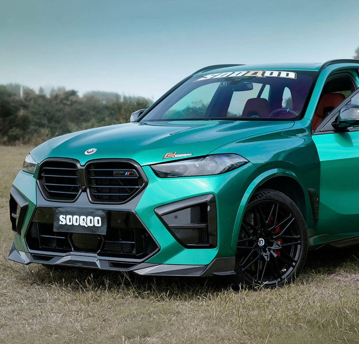 Carbon Fiber Front Duct passend für BMW X5M F95 X6M F96LCI