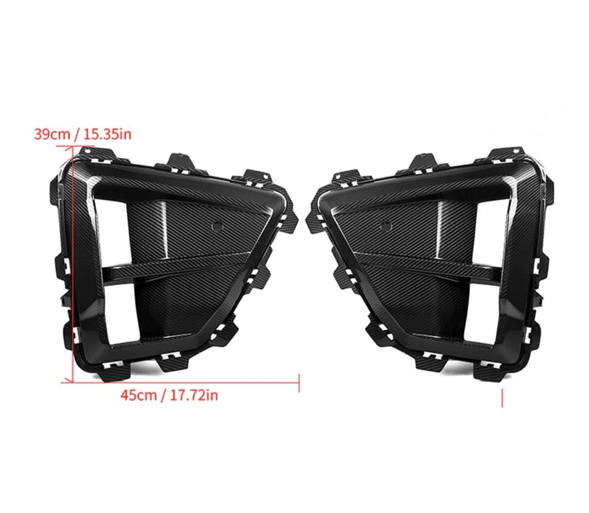 Carbon Fiber Front Duct passend für BMW X5M F95 X6M F96LCI