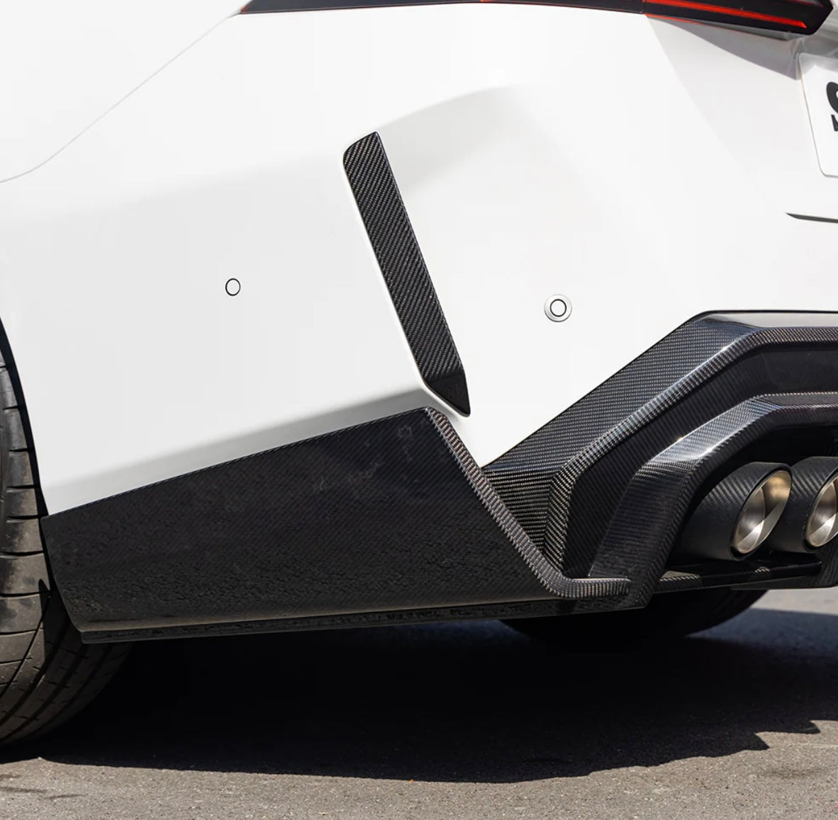 Carbon Fiber Reflective Strips Cover Trim passend für BMW M5 G90